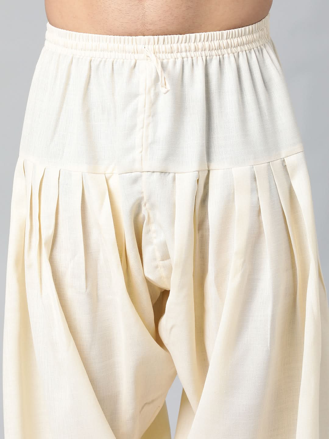 CREAM TWILL WEAVE SALWAR