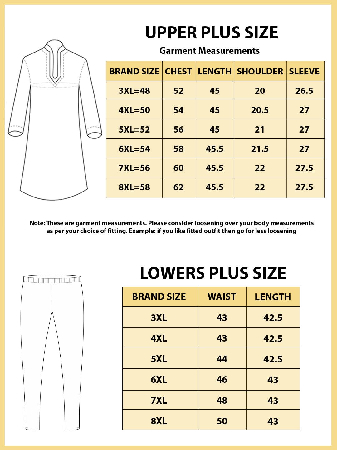 Beige cotton Short Pathani