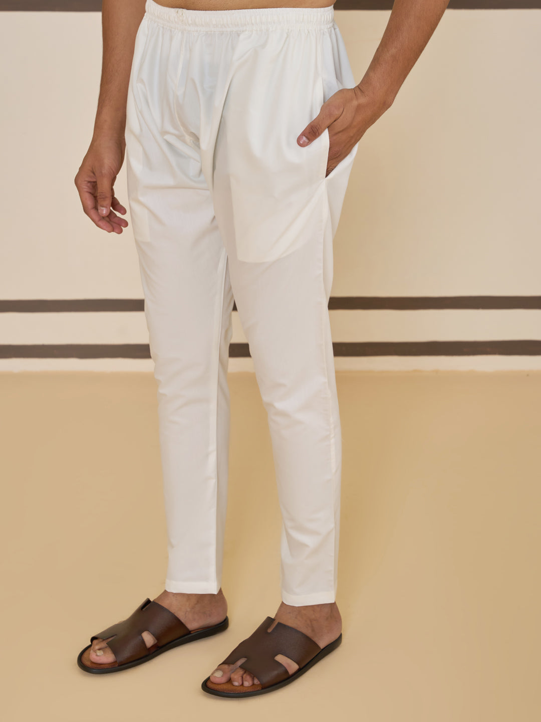 Midnight Black Floral Motif Classic Kurta Set