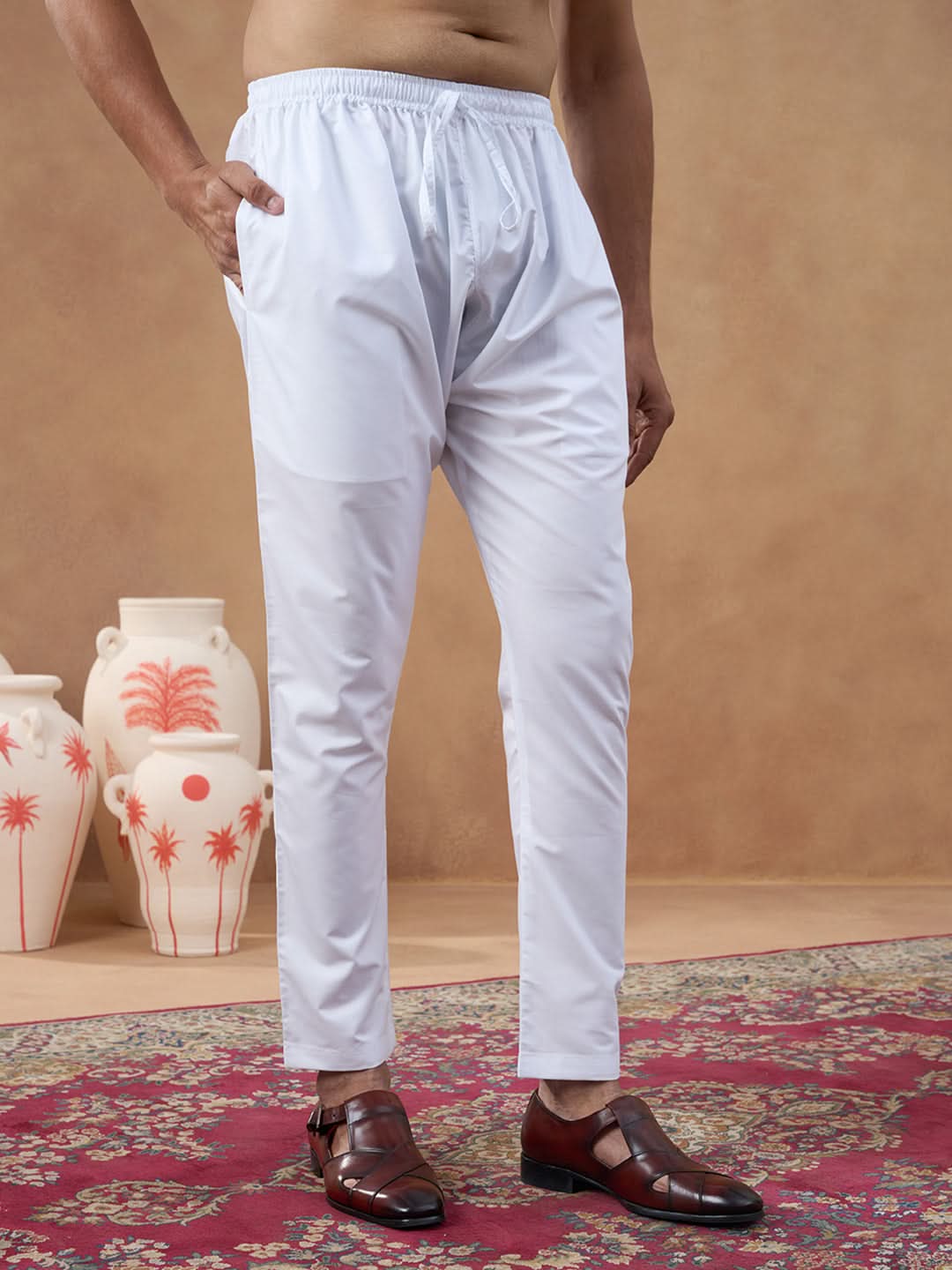 Pastel Pink Floral Jacket & Kurta Set