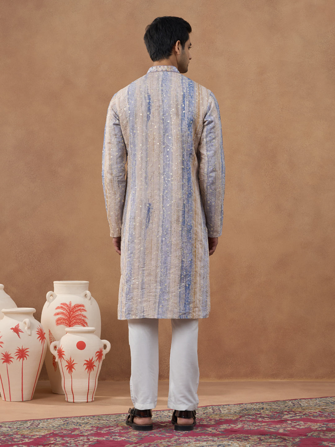 Ari Work Kurta Set with Sequin Detailing