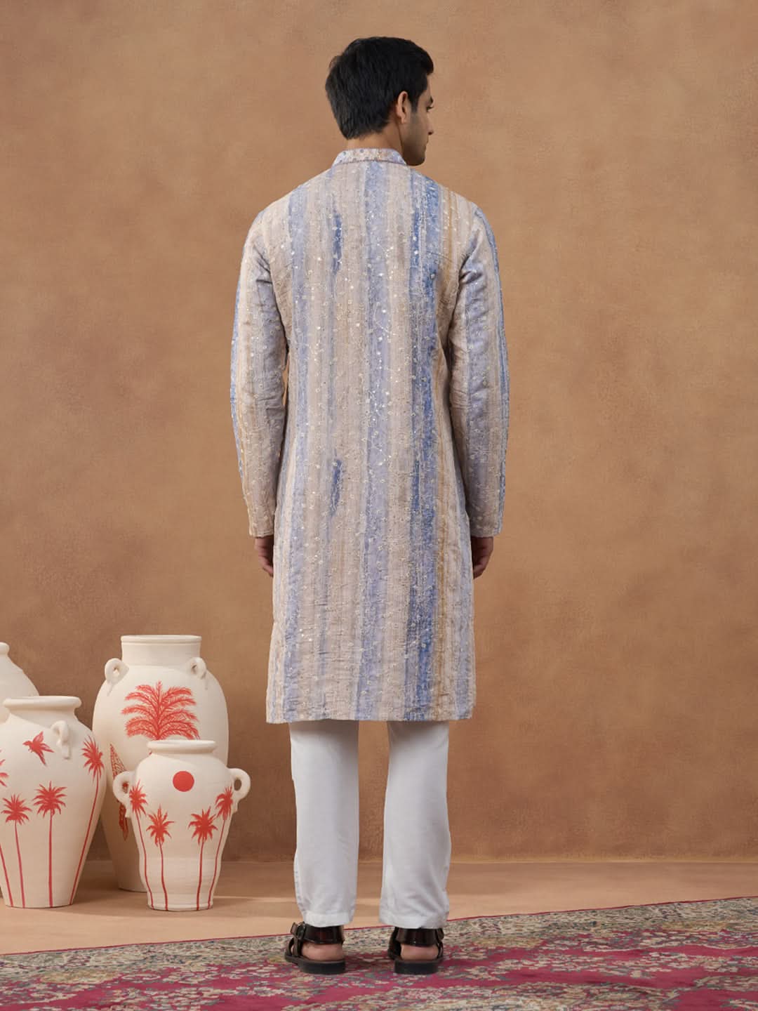 Ari Work Kurta Set with Sequin Detailing