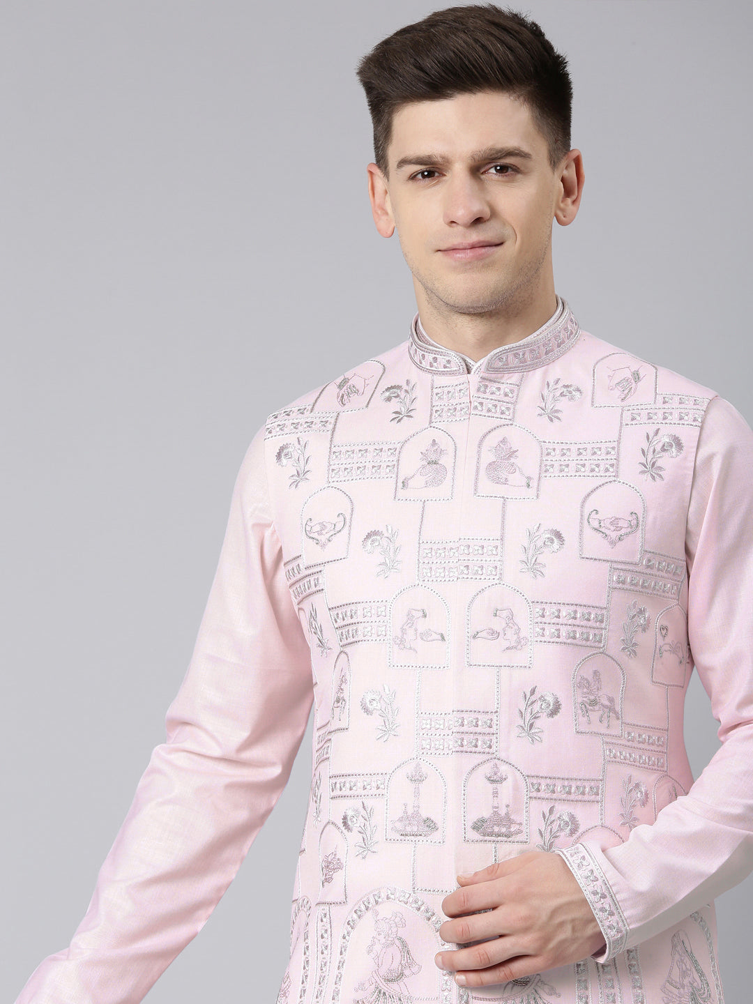 Light Pink Vivah Story Jacket