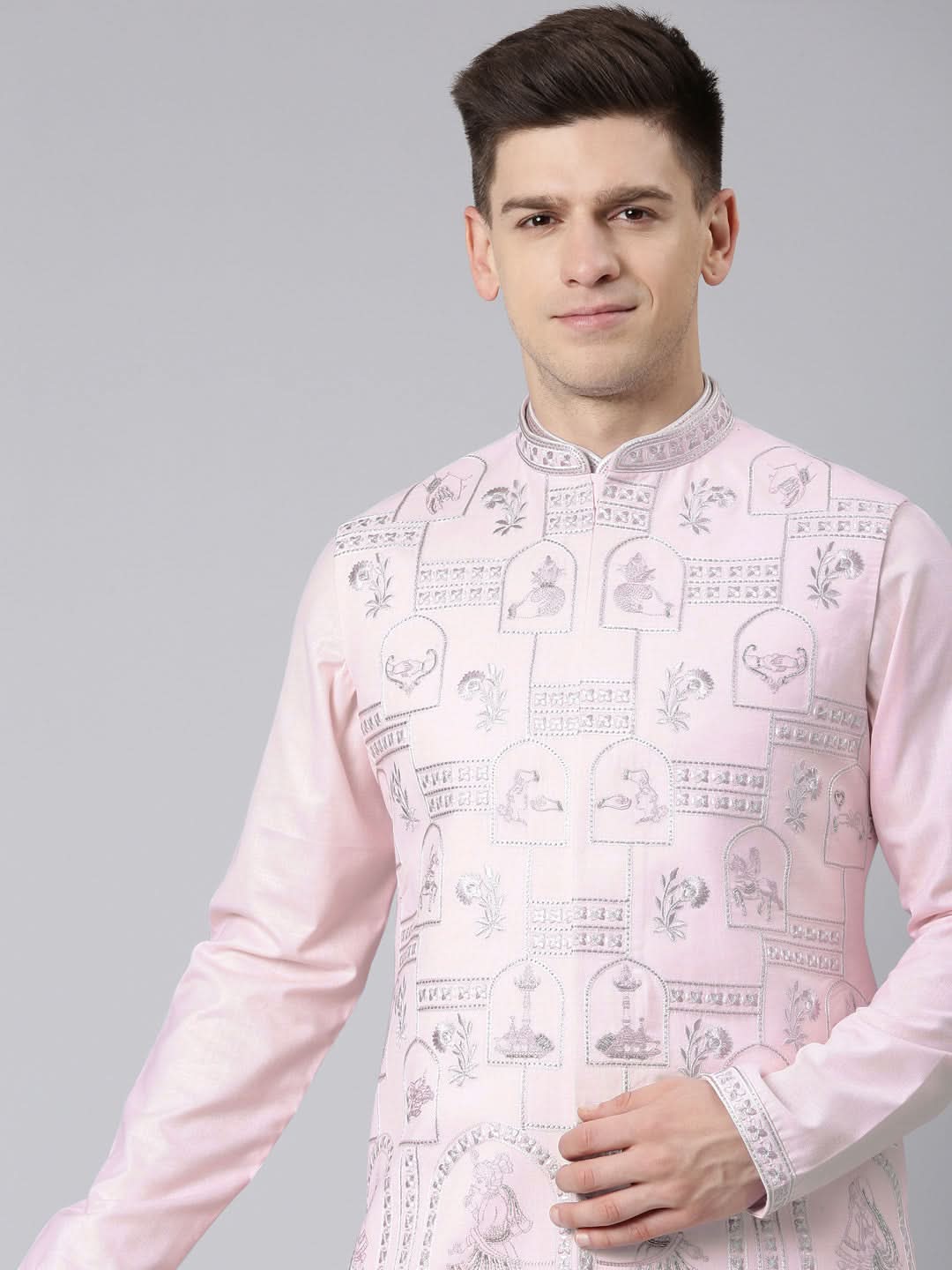 Light Pink Vivah Story Jacket