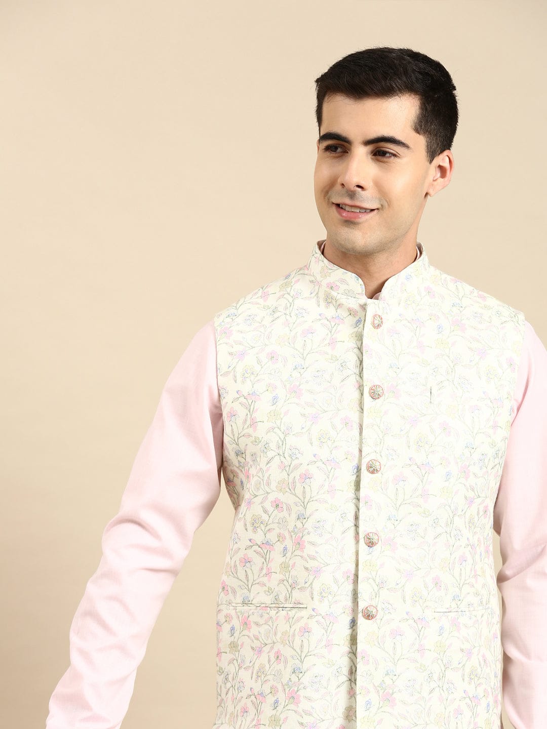 Light Pastel Lime Linen Jacket