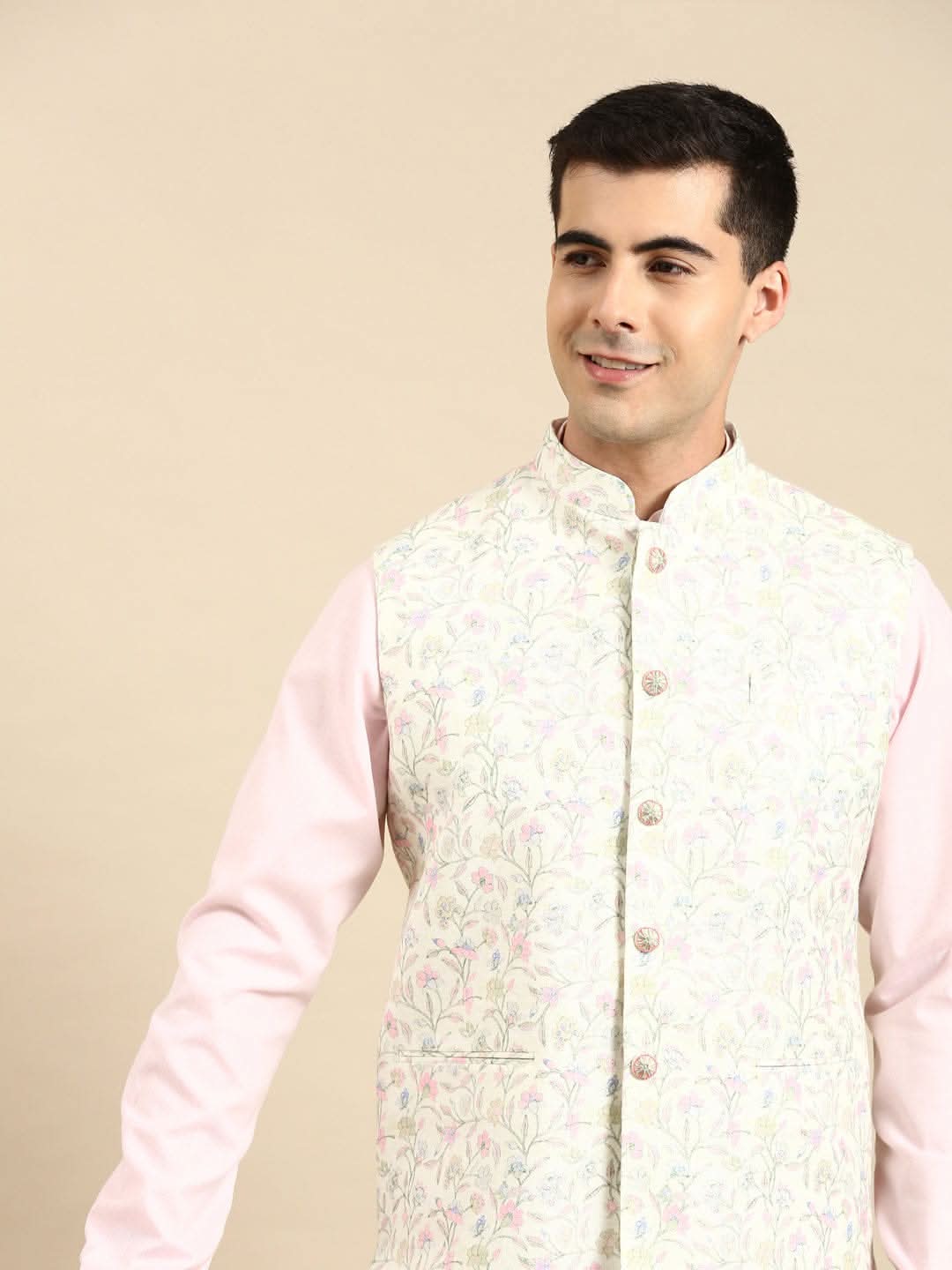 Light Pastel Lime Linen Jacket