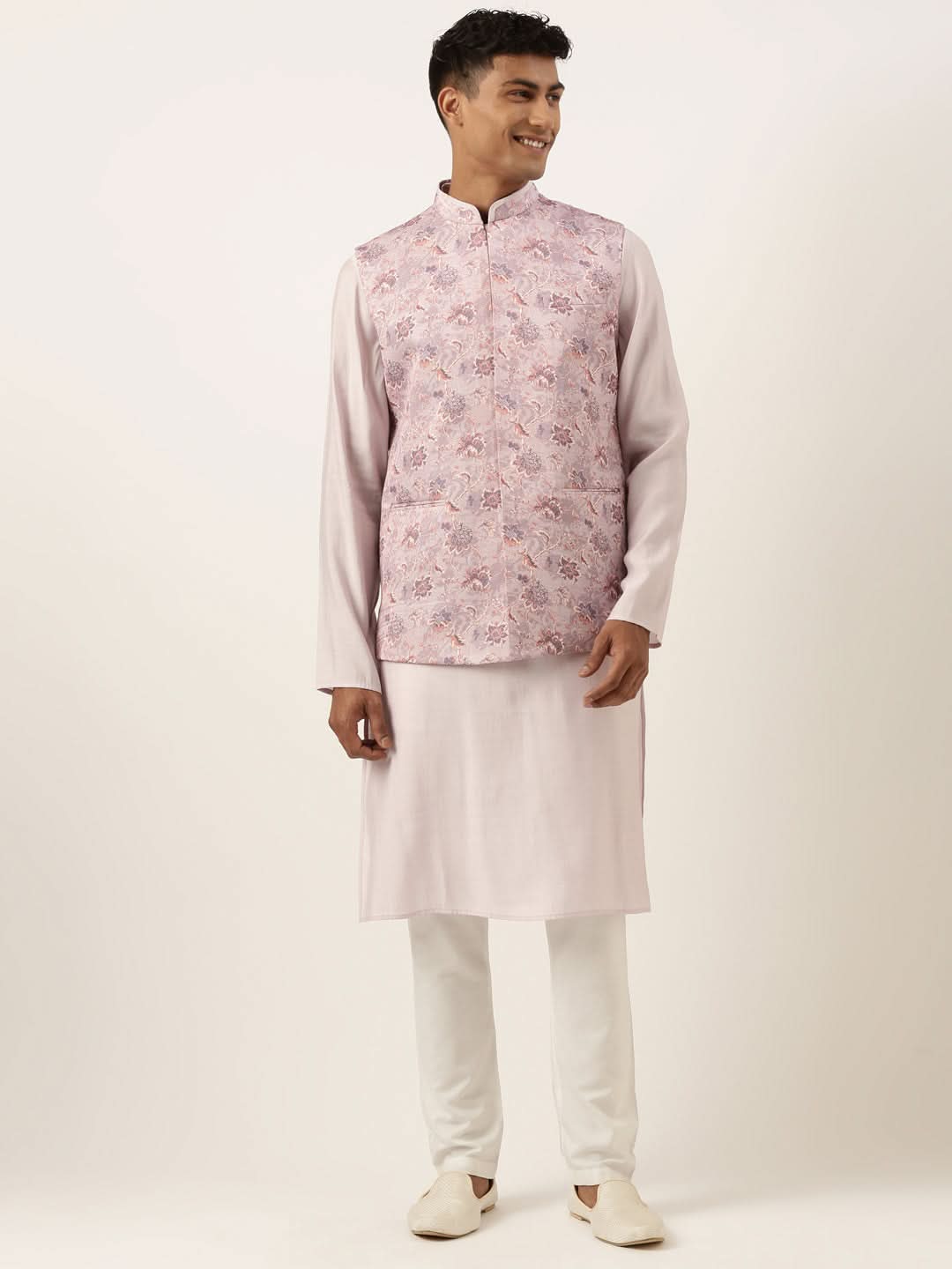 Lavender Printed Jacket