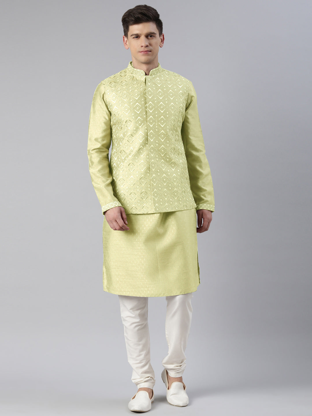 Mint Embroidered Jacket