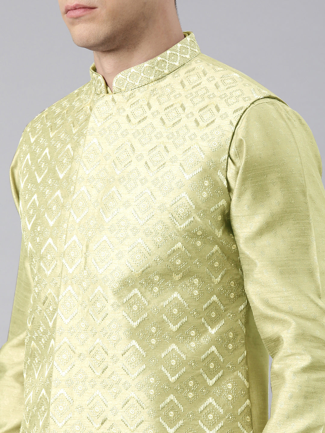 Mint Embroidered Jacket
