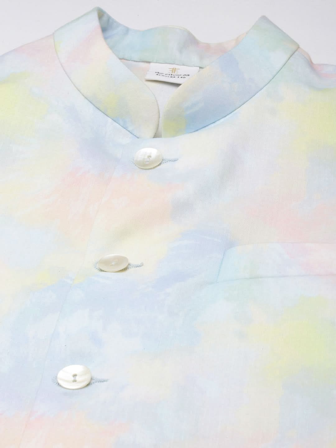 Multicolor Tiedye Cotton Jacket