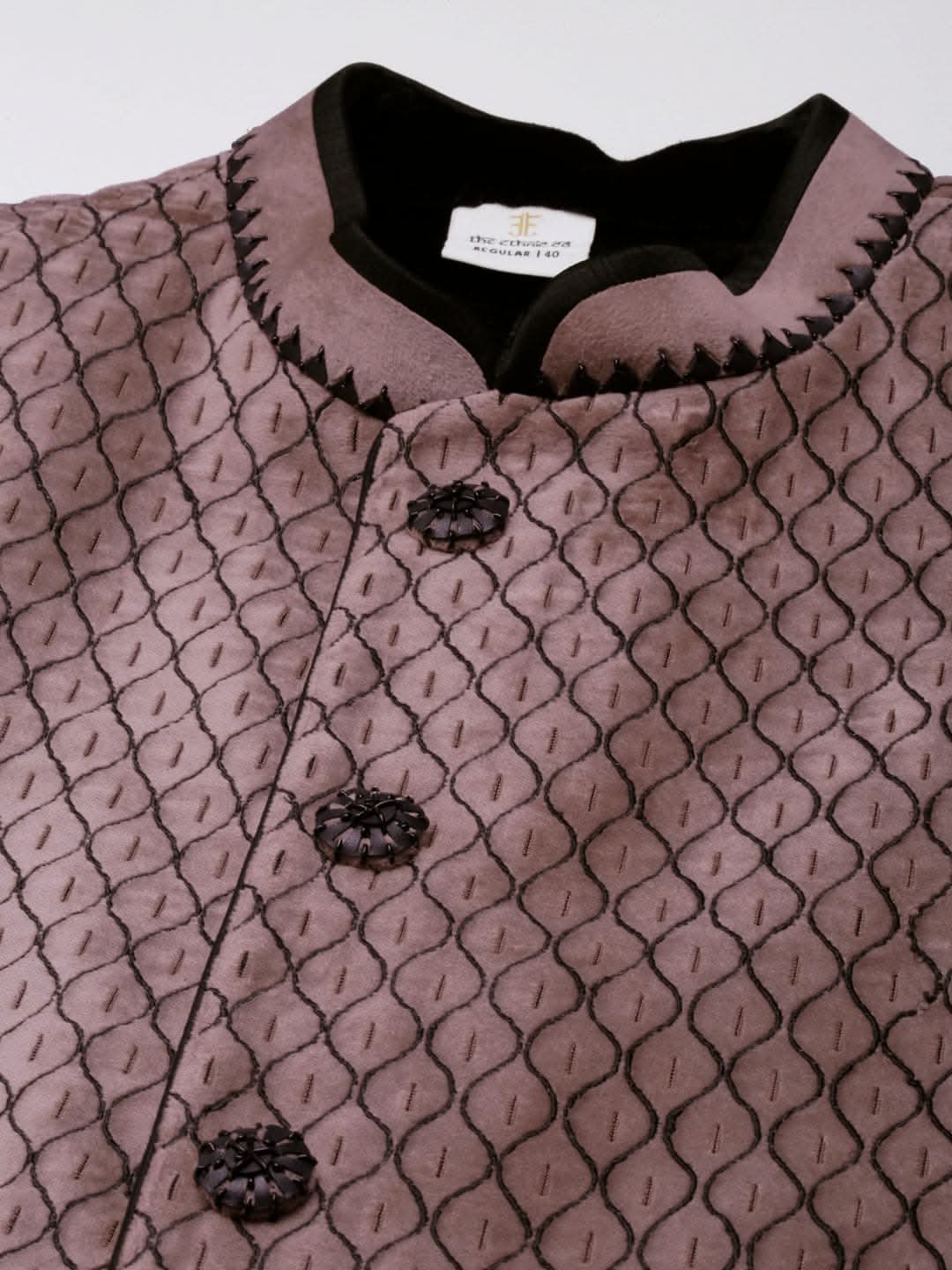 Old Rose Embroidered Jacket