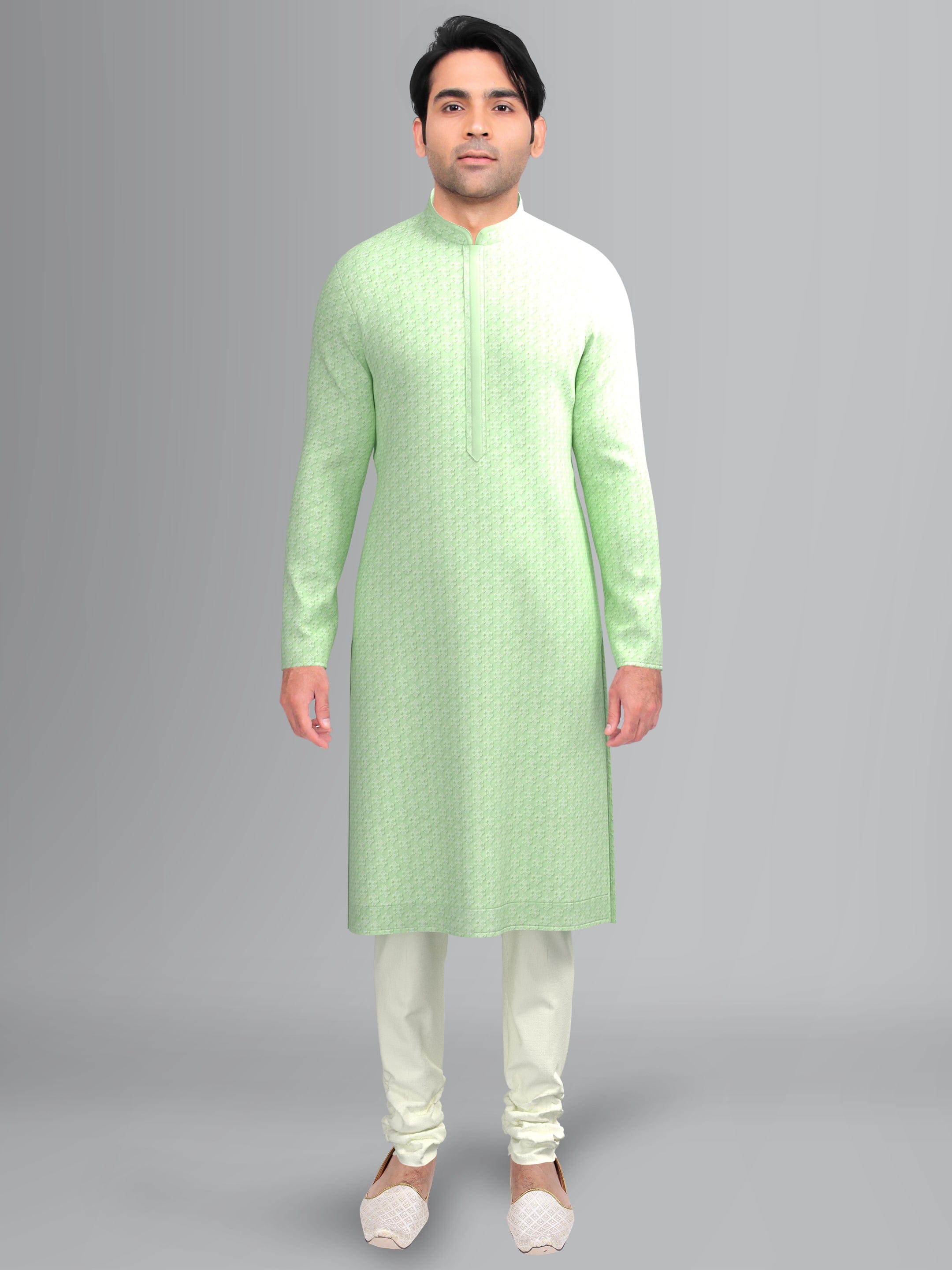 Mint Green Chikankari Kurta Set