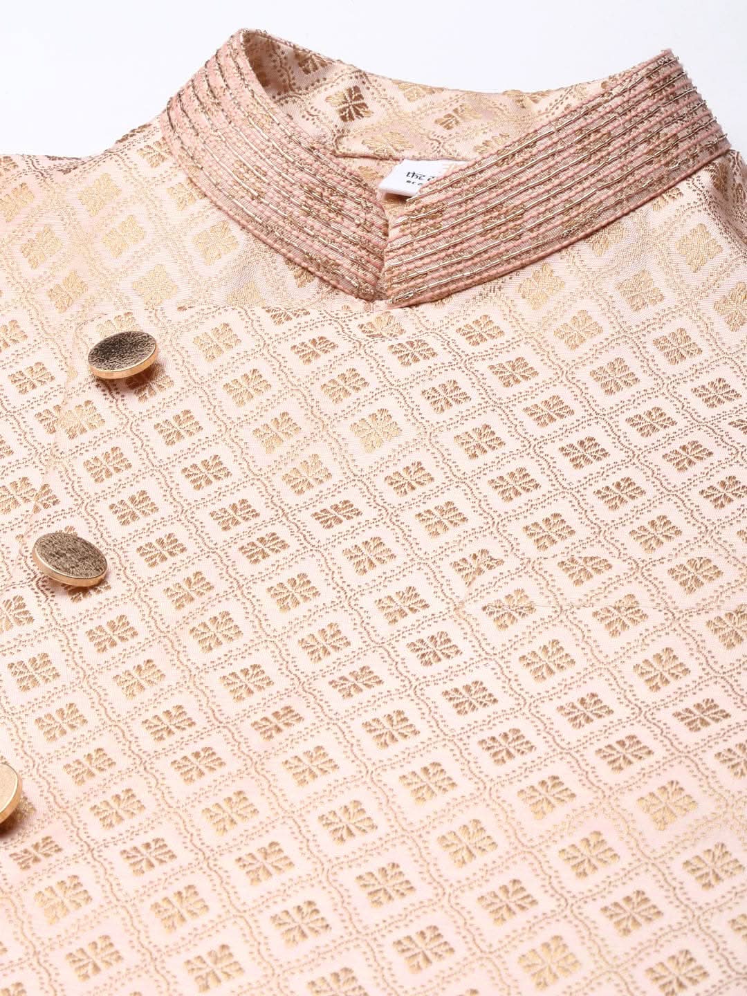 Peach Brocade Jacket