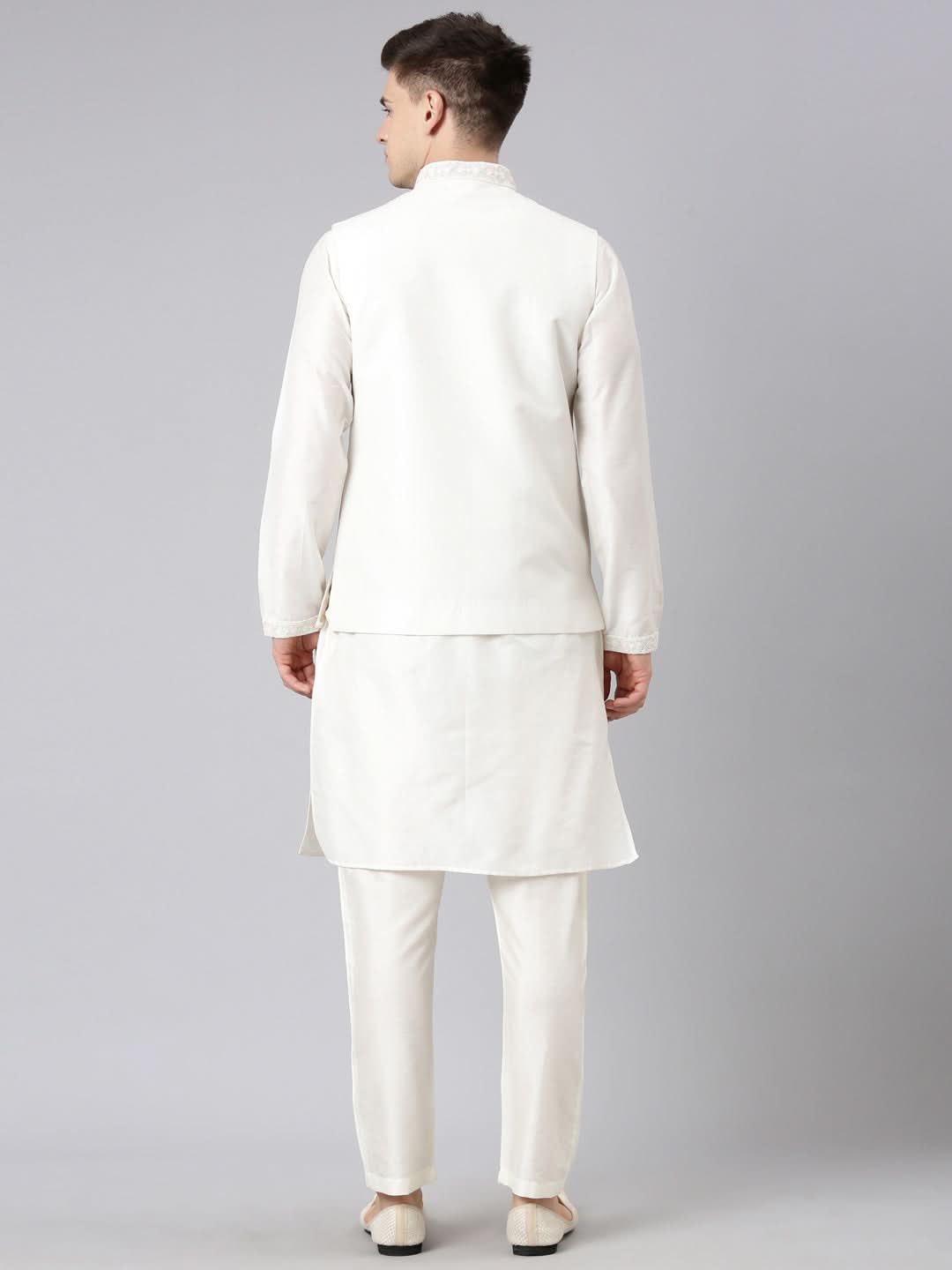 Cream Dori Embroidery Jacket