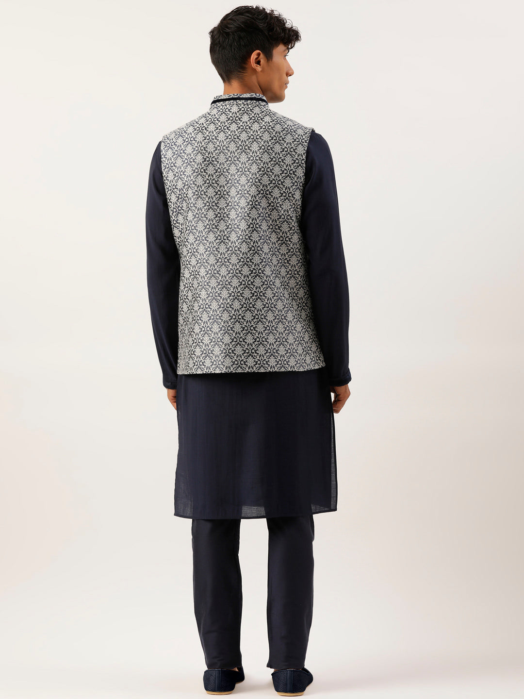 Grey Jacquard Jacket