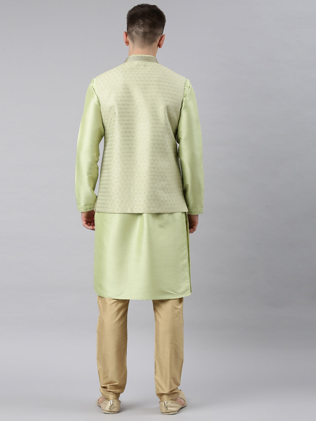 Mint Green Jacquard Jacket