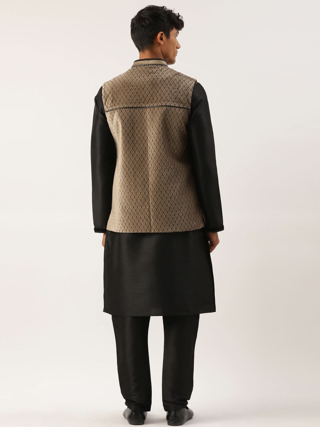 Beige Embroidered Jacket