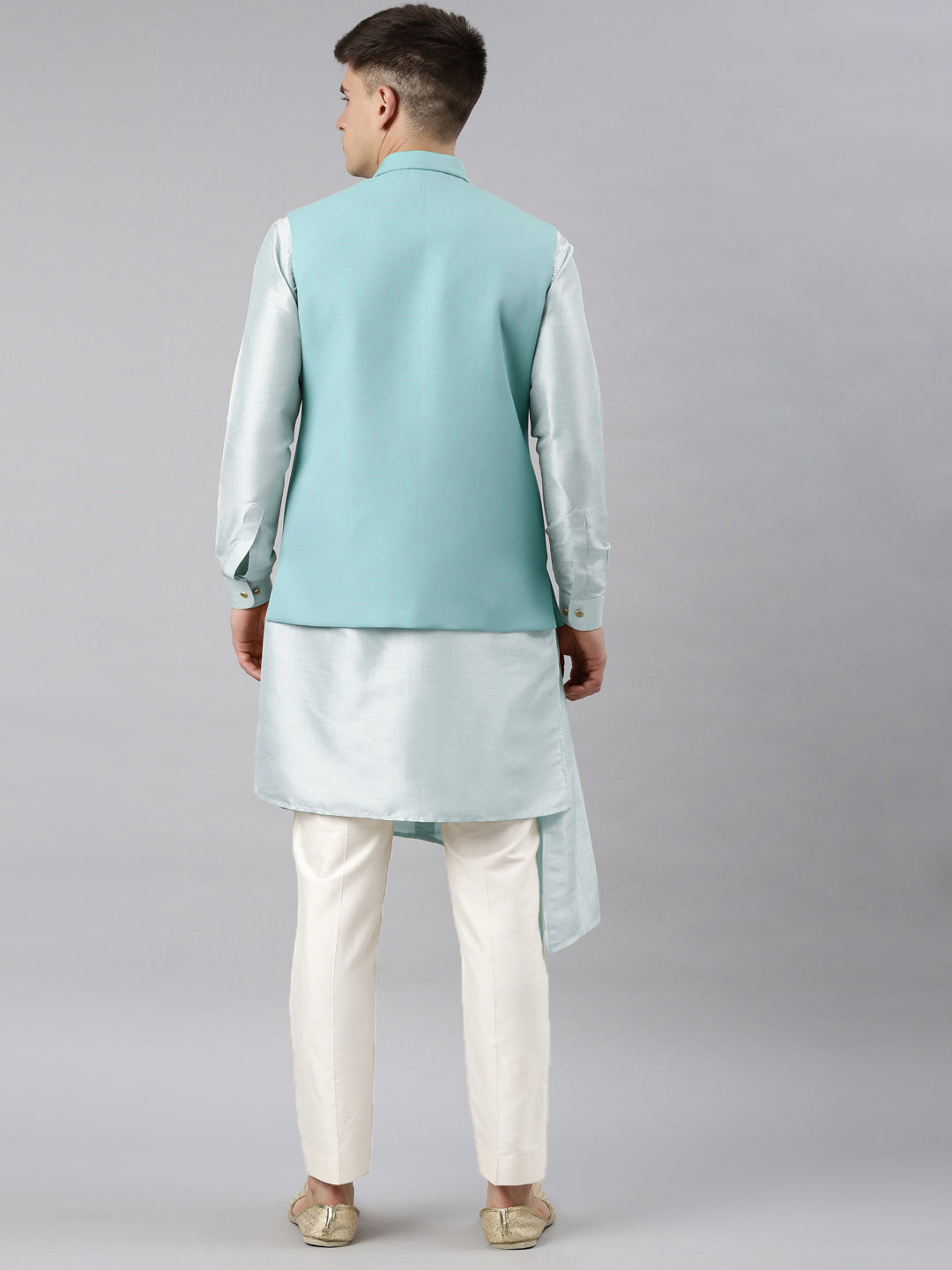 Sky Blue Waistcoat Jacket