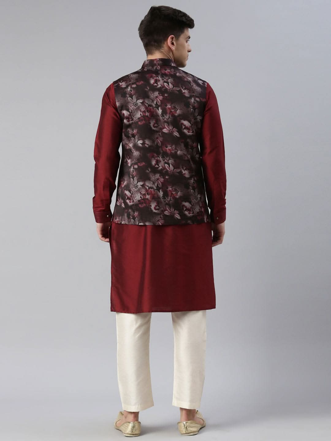 Maroon Floral Jacket