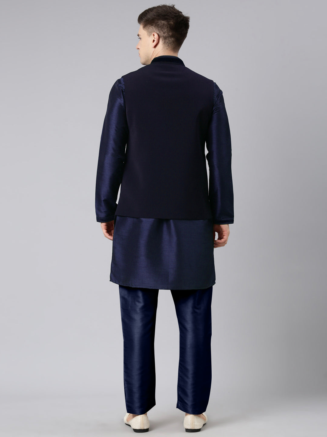 Blue Pleated Jacket