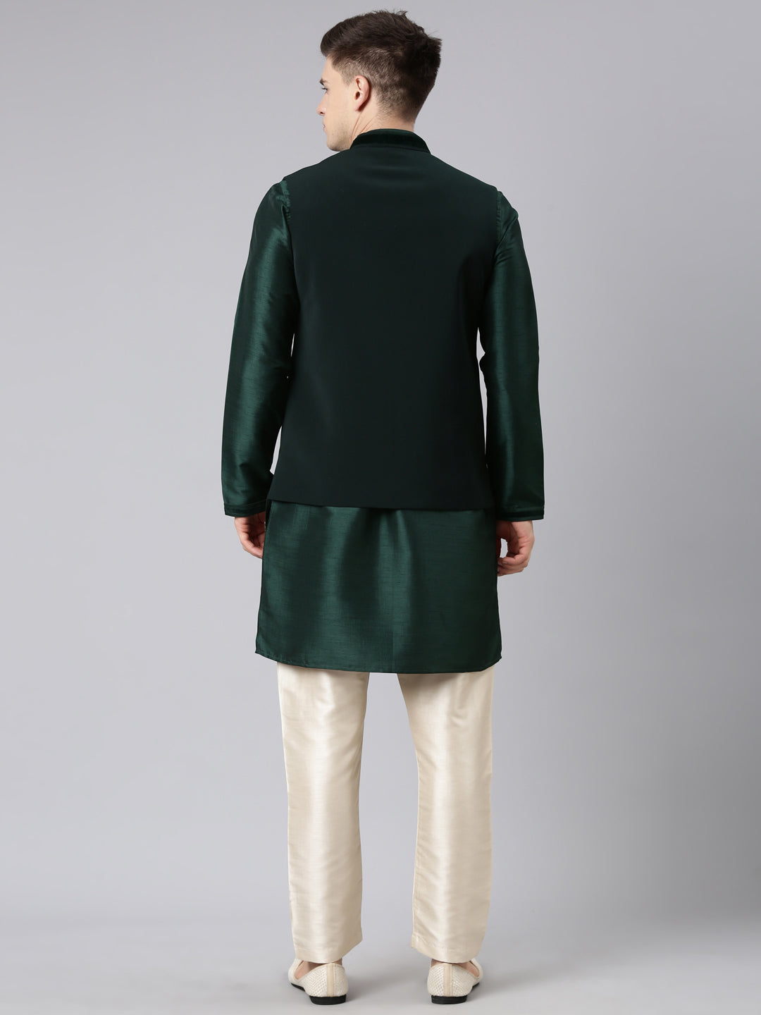 Green Pleated Jacket