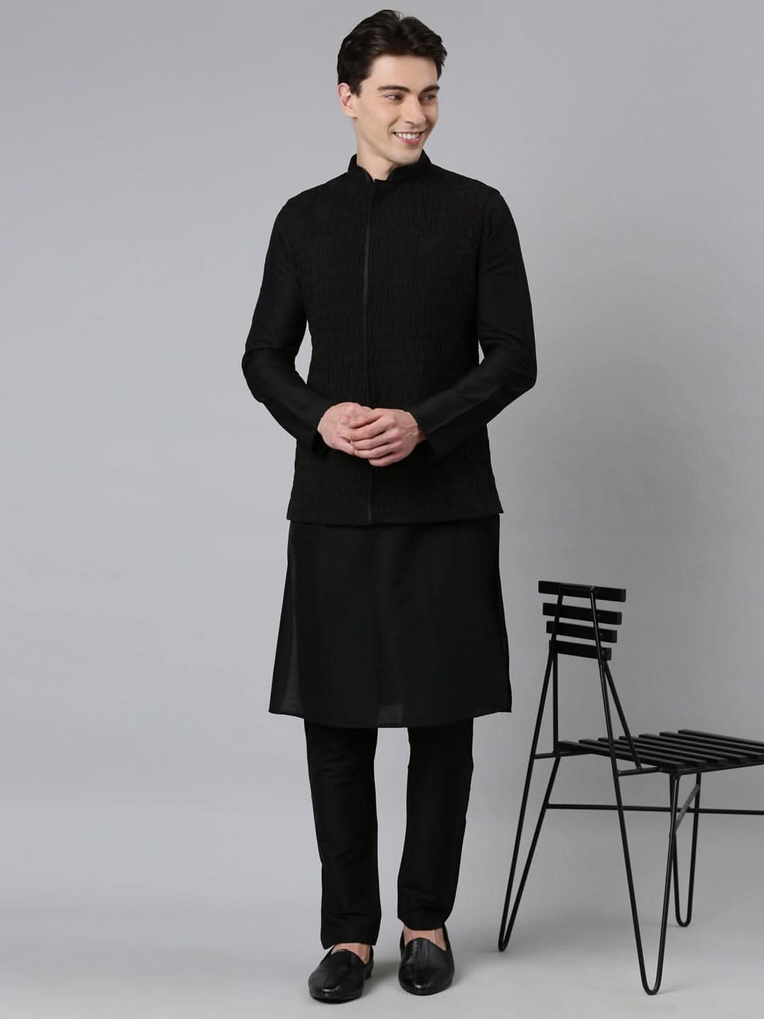 Black Ruching Jacket