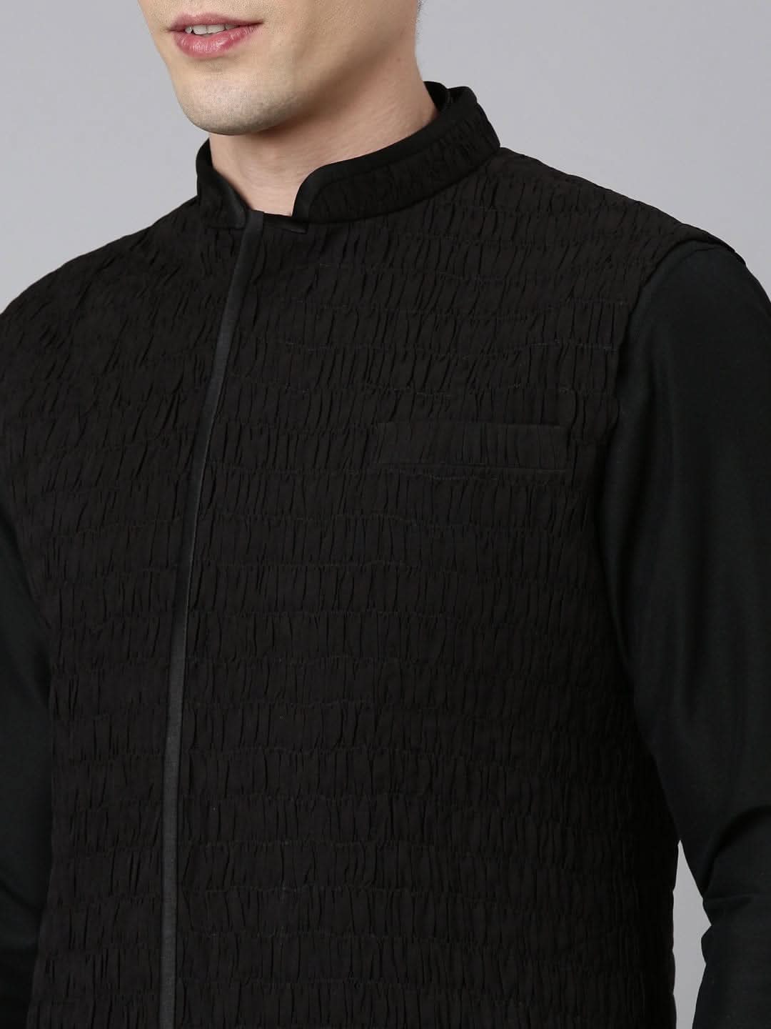 Black Ruching Jacket