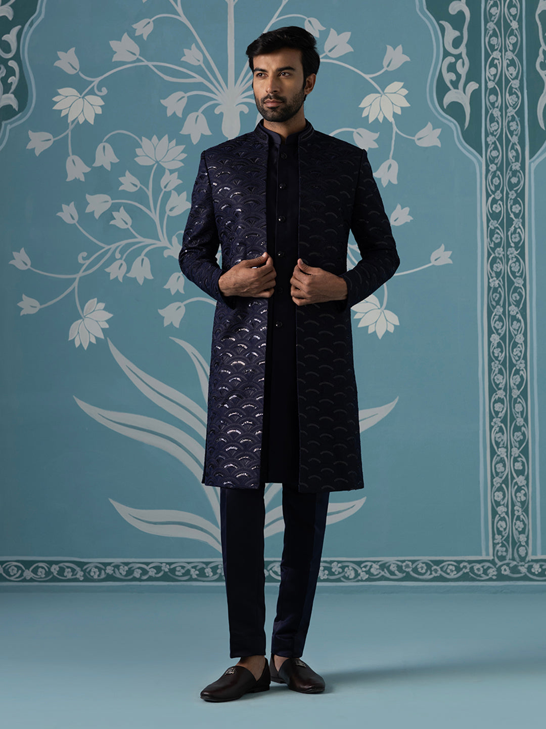 Dark Space Blue Open Indo Set