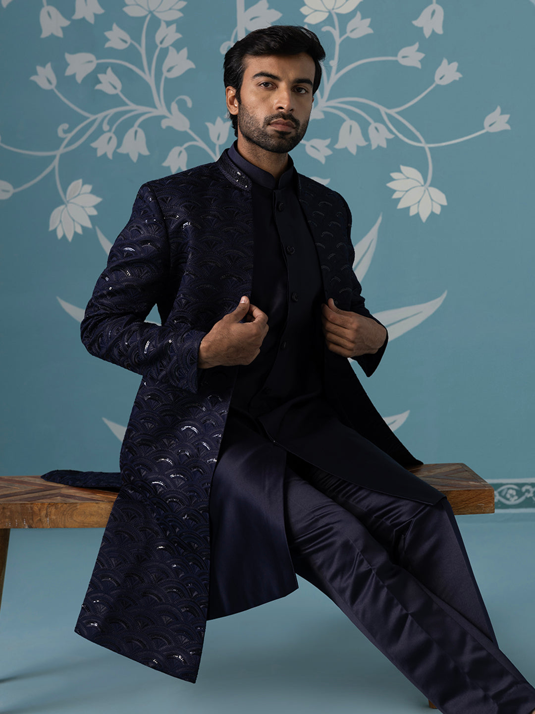 Dark Space Blue Open Indo Set