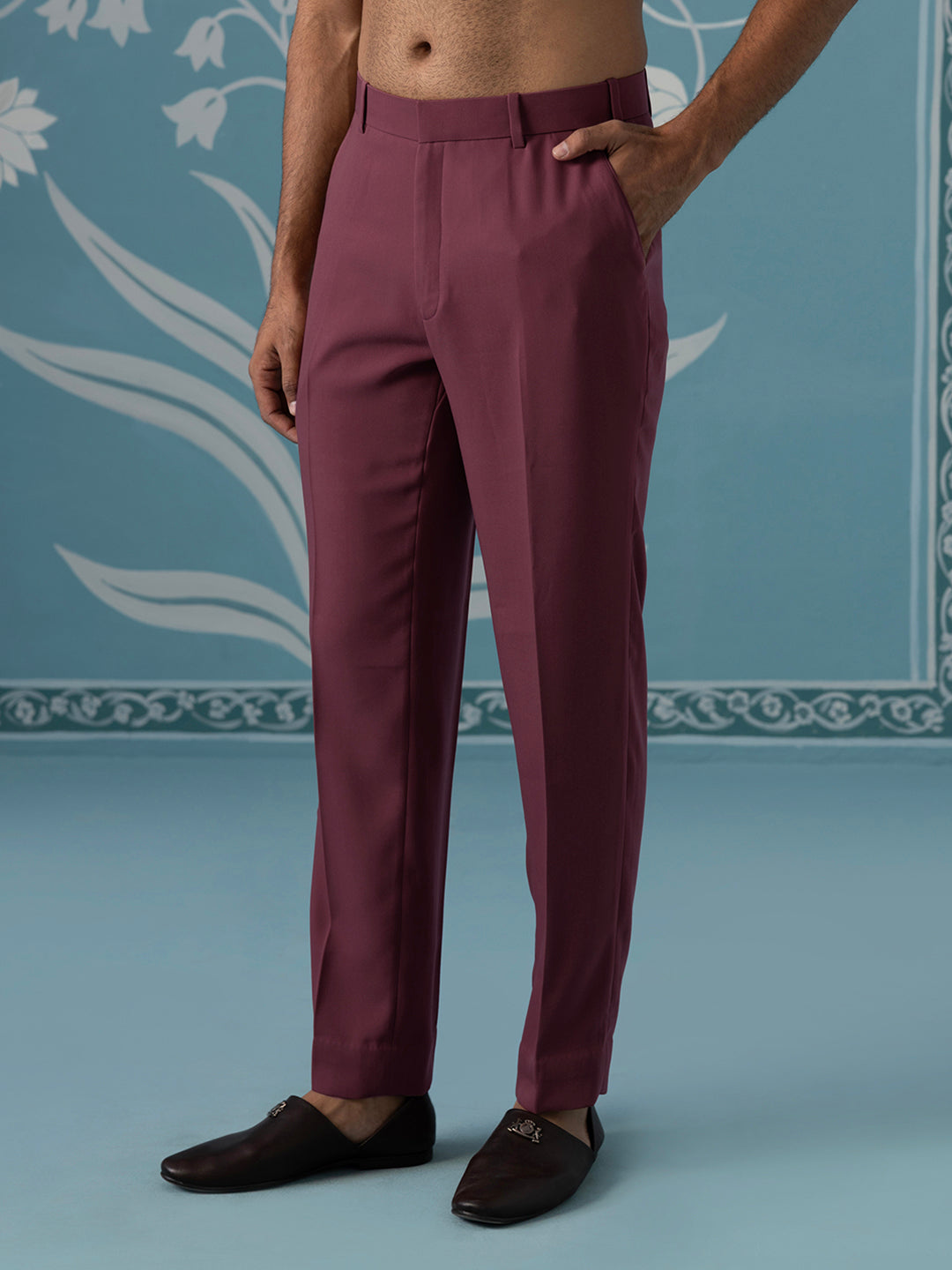 Autumn Rust Embroidery Open Style Indo Set