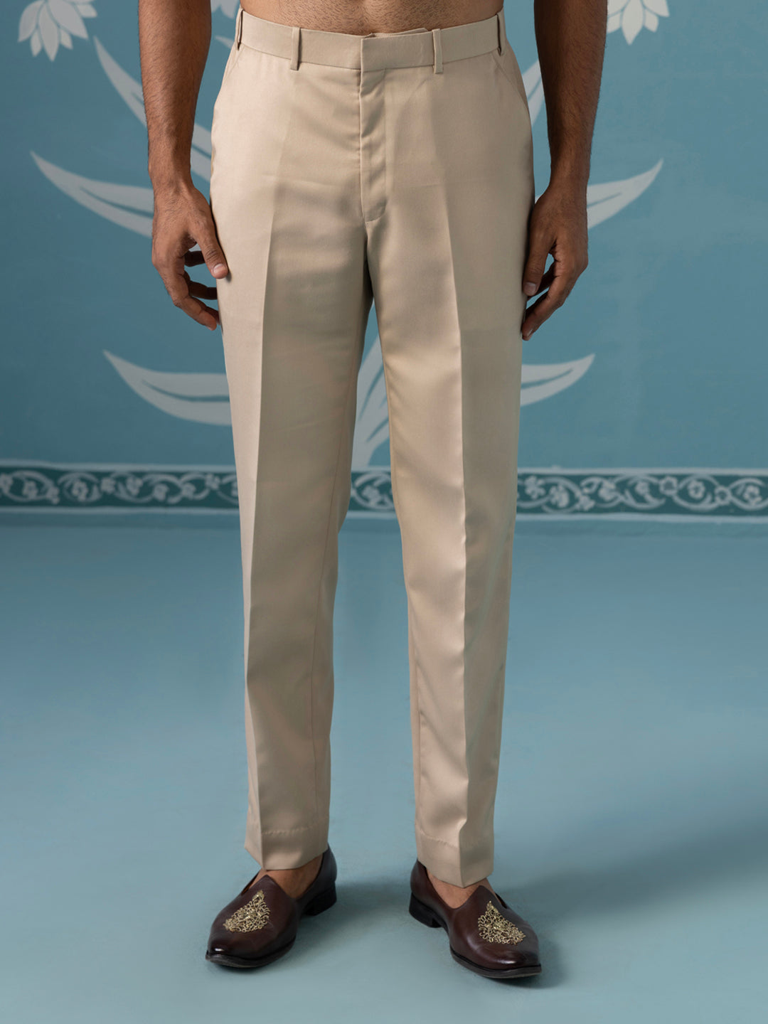 Designer Patch-Print Blazer Set in Vibrant Multi Colours