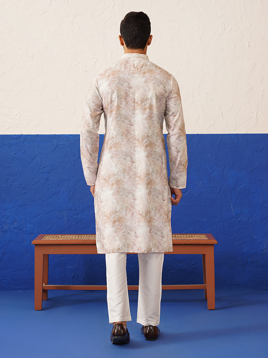 Floral Embroidered Ceremonial Kurta Set