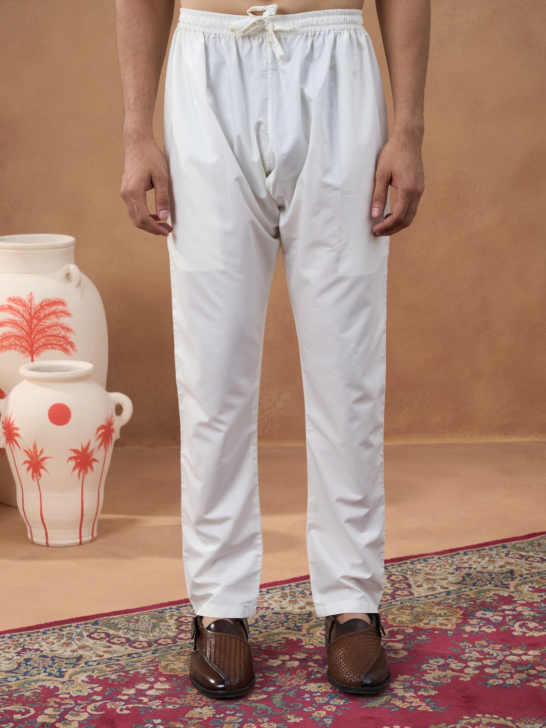 Wine Purple Heritage Motif Printed Kurta Set