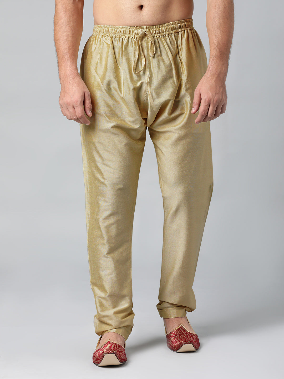 DARK GOLD COTTON SILK PAJAMA