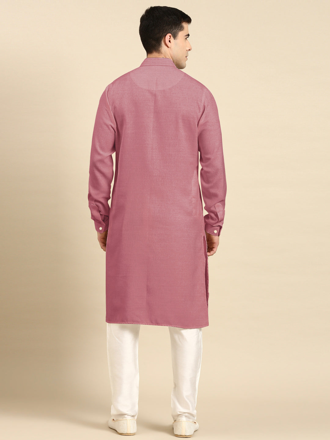 Pink Pathani Kurta Set