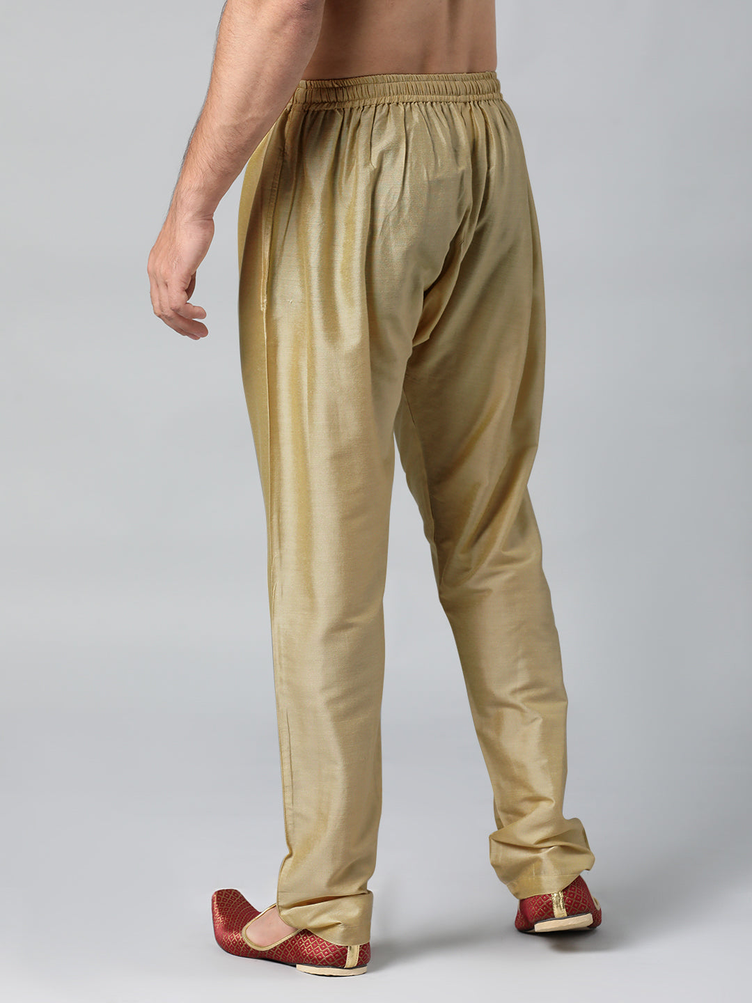 DARK GOLD COTTON SILK PAJAMA