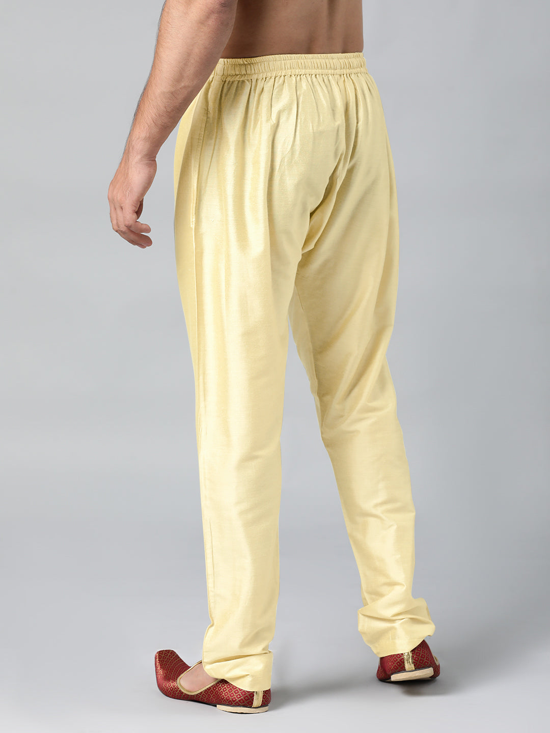 LIGHT BEIGE COTTON SILK PAJAMA