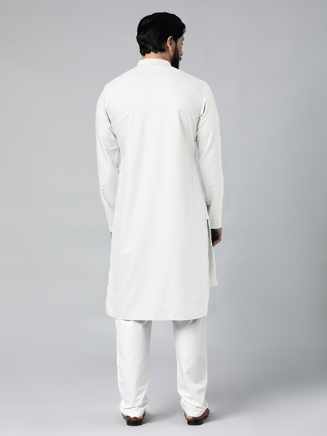 Off White Pintux kurta Set