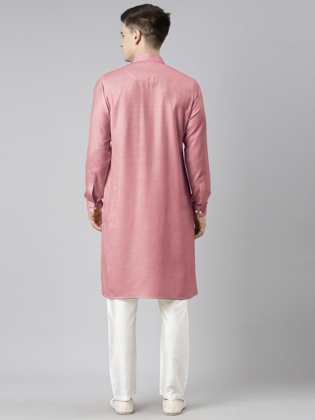 Old Rose Pathani Kurta Set