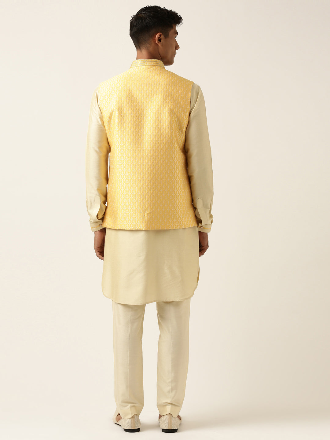 BANARASI BROCADE JACKET WITH KURTA SET