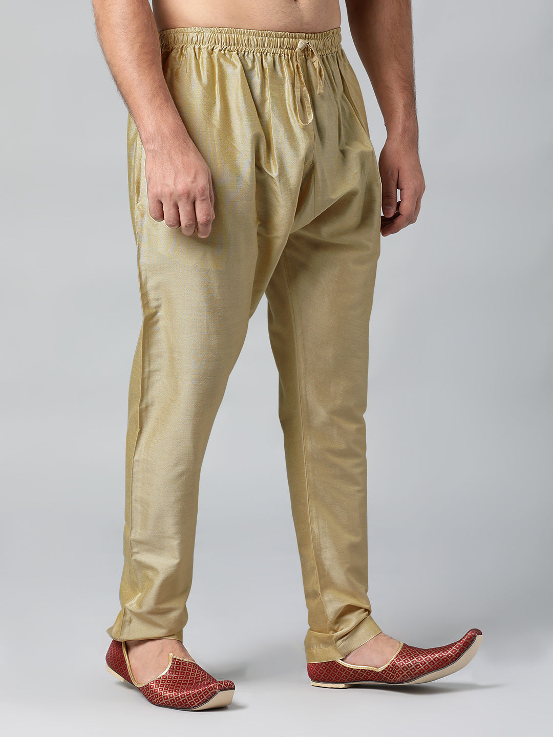 DARK GOLD COTTON SILK PAJAMA