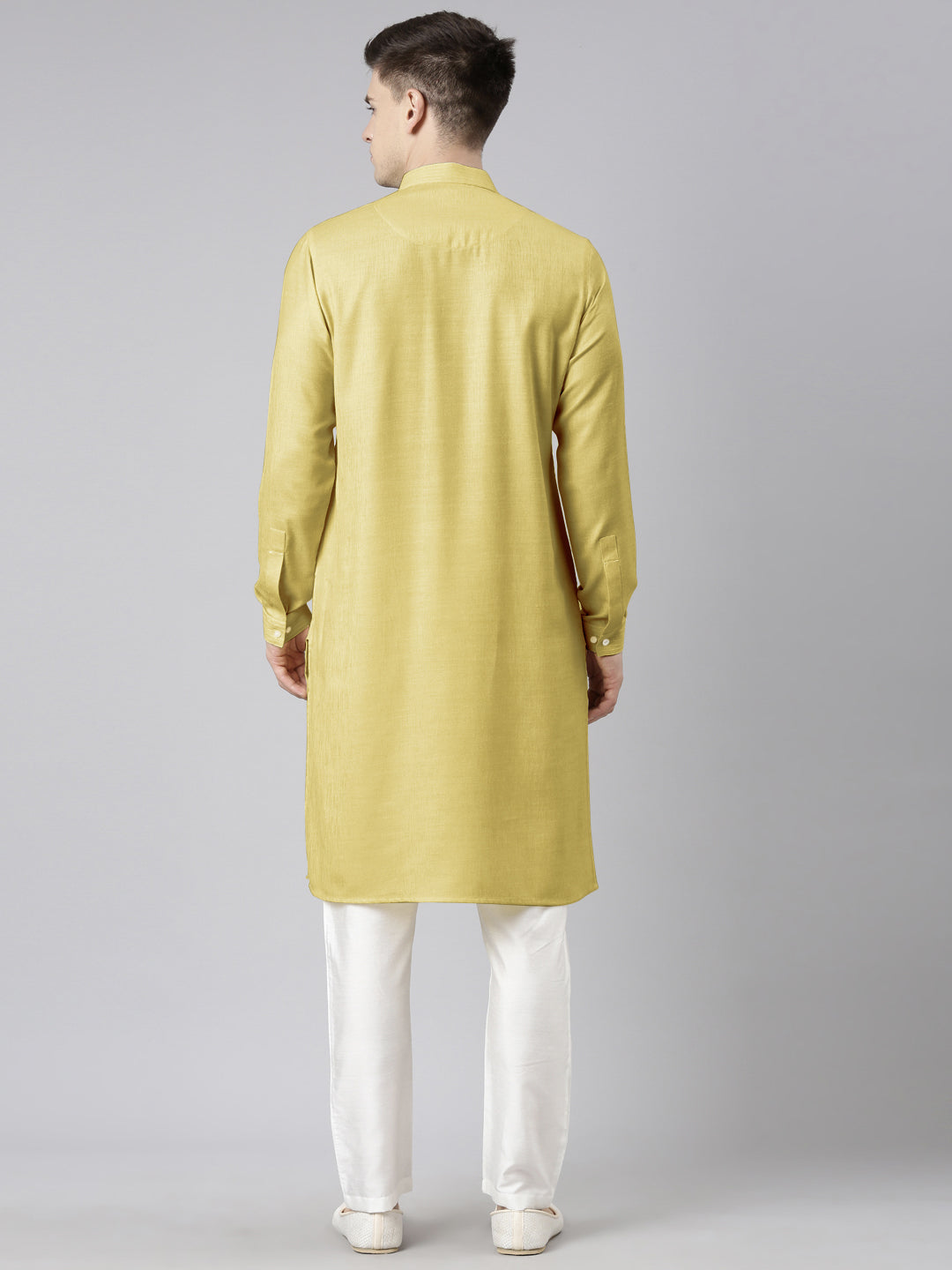 Greenish Beige Pathani Kurta Set