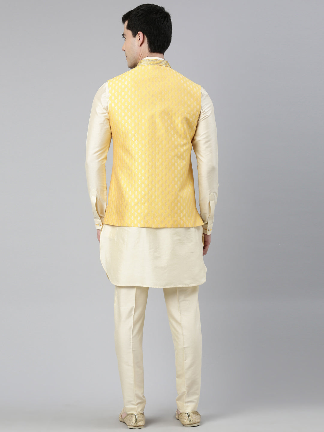 Banarasi Brocade Jacket With Kurta Set