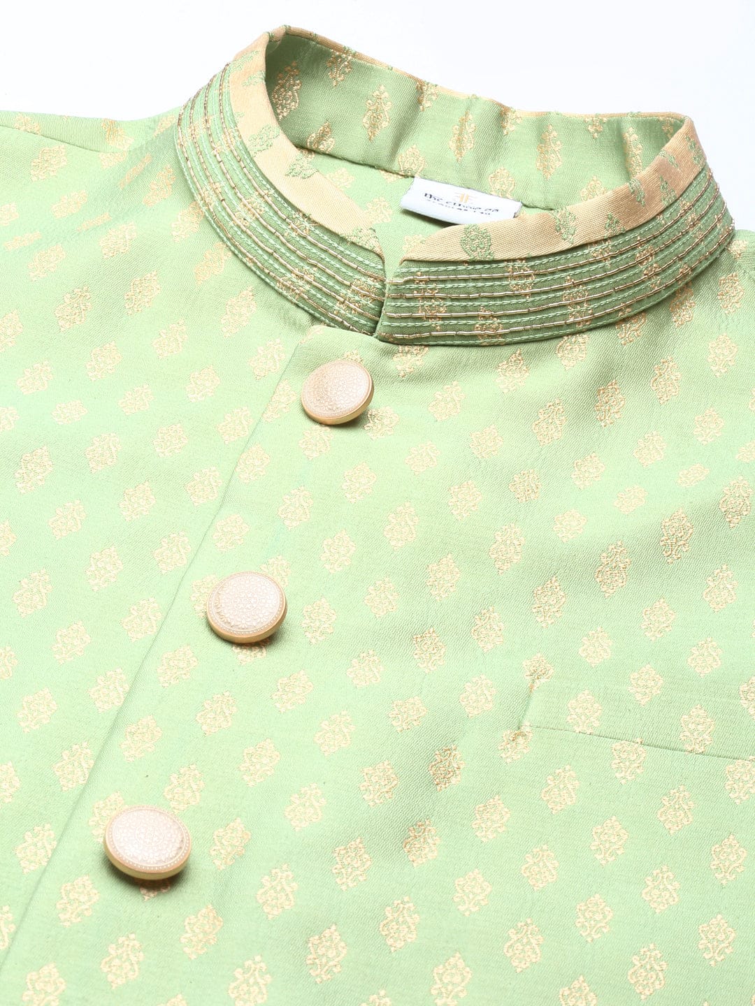 Mint Green Banarasi Jacquard Jacket