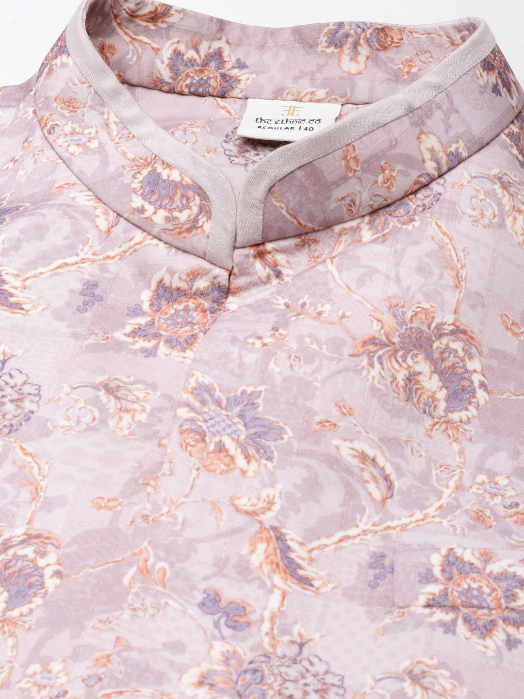 Lavender Printed Jacket