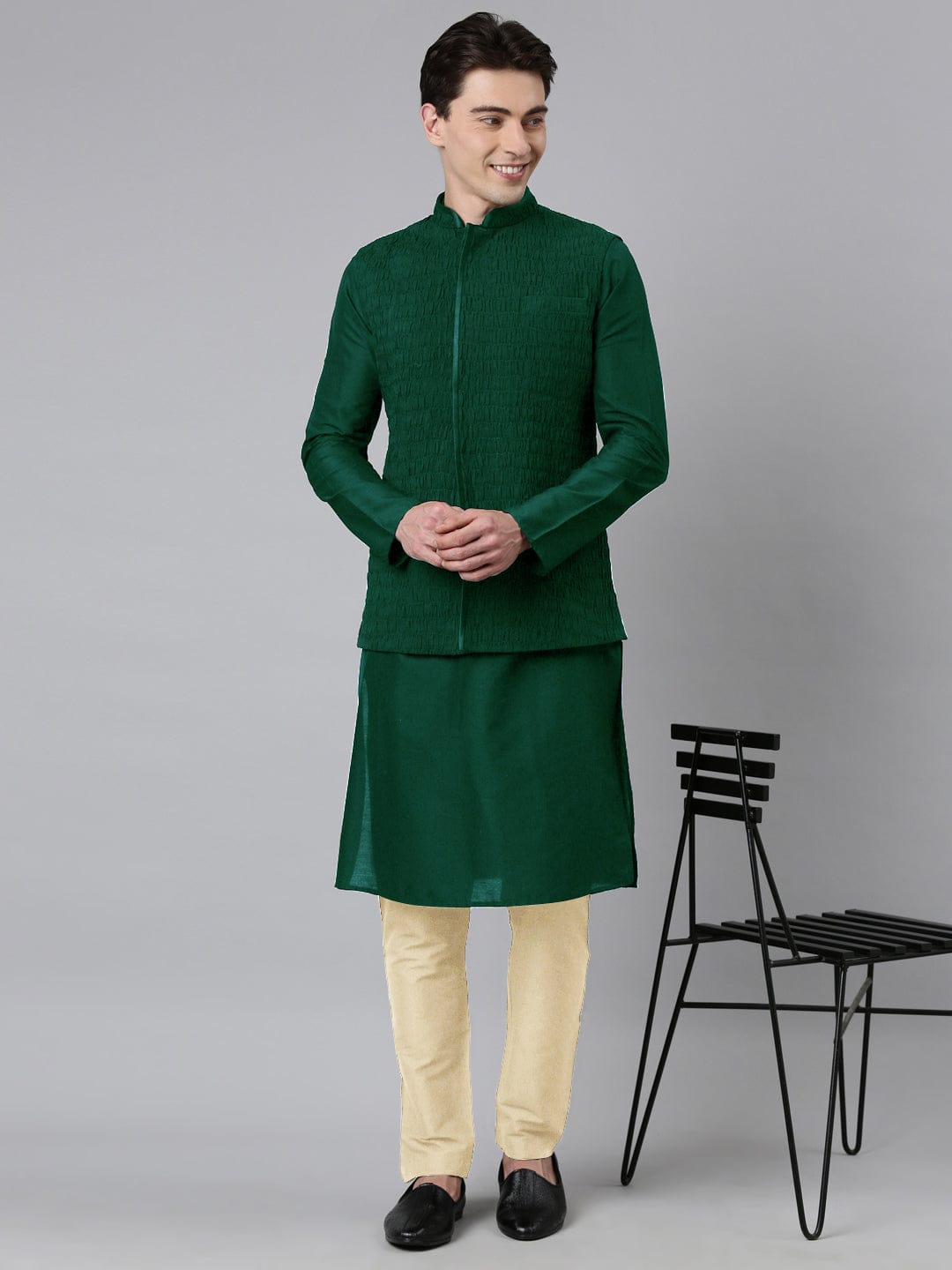 Green Ruching Jacket